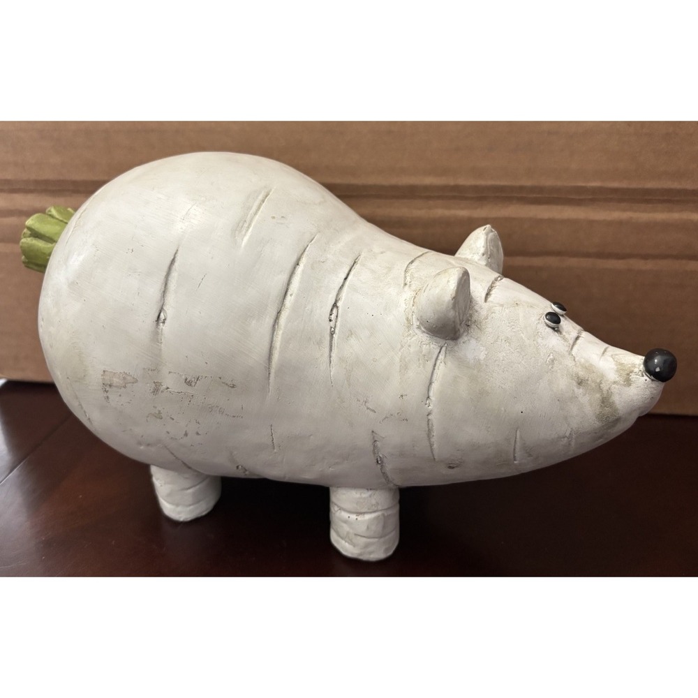 Enesco Home Grown Radish Polar Bear figurine